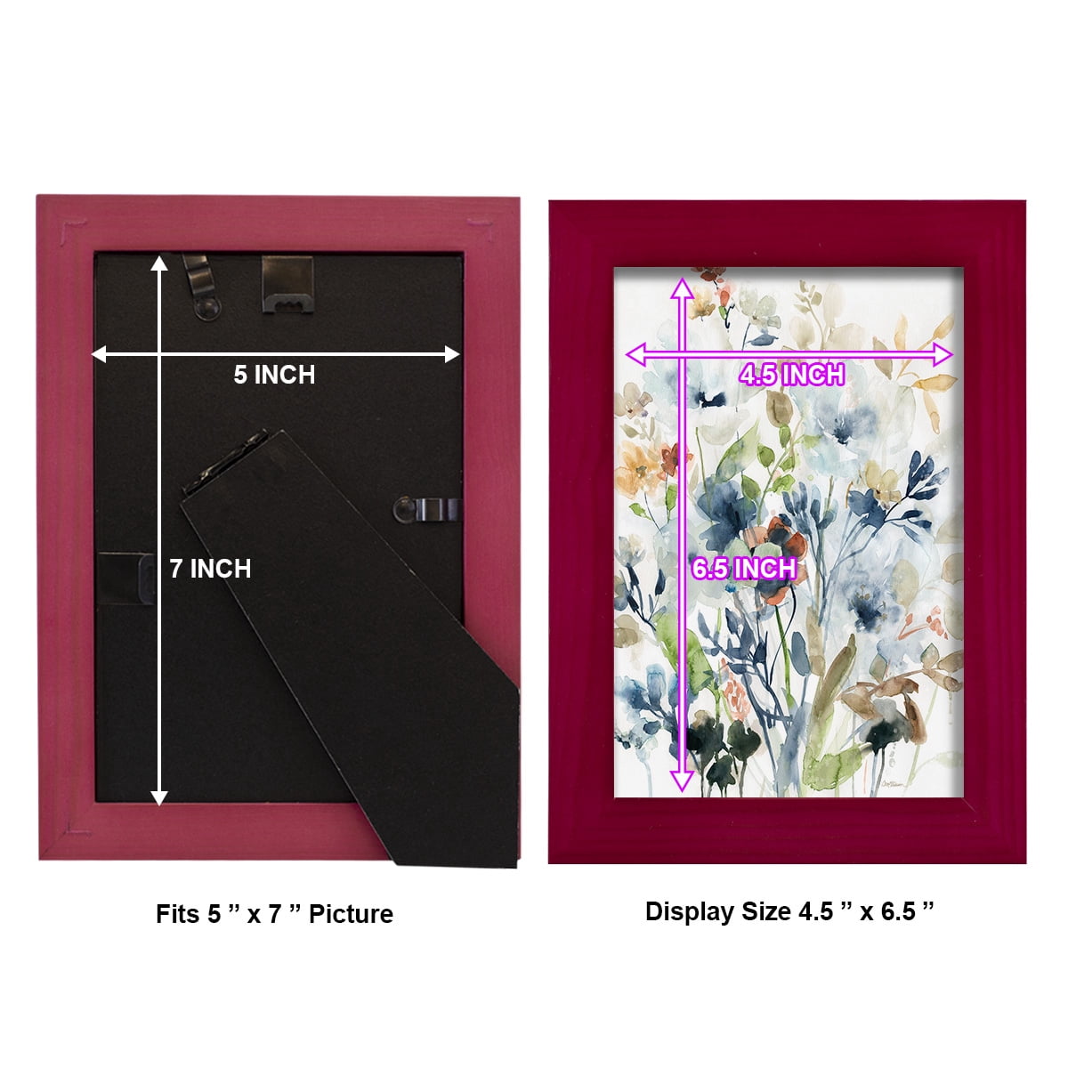 Holland Spring Mix -Framed Print w/glass-Cherry Red