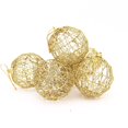 thumbnail image 3 of CoreLiving Gold Glitter Christmas Ornaments, 6-Pack 2.36 Inch Sparkly Gold Christmas Balls for Tree, Shimmering & Reversible Sequin Decor for Indoor Outdoor Holiday Decorations, 3 of 8