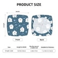 thumbnail image 5 of Bingfone Christmas sheep Restaurant Chair Seat Covers,Removable Washable Chair Covers Protects, 5 of 8
