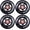 Steel Black, variant on Rollerex VXT500 Inline Skate Wheels – 4-Pack (Optional Bearings, Spacers and Washers) - Durable Replacement Roller Blade Wheels for Indoor & Outdoor Skating (80mm, Rocket Red)