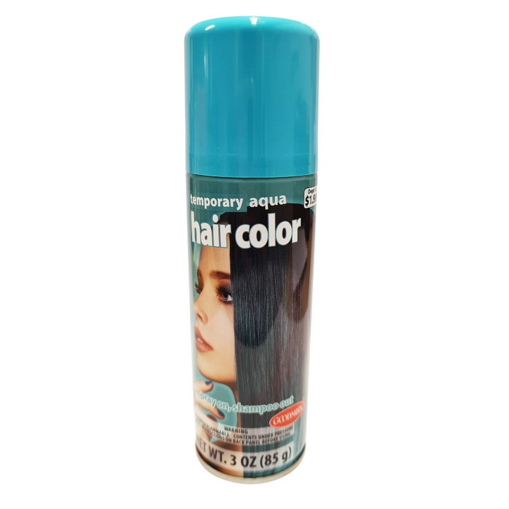 Halloween Temporary Aqua Hair Color Spray