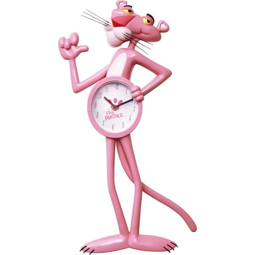 free stand can be personalised Pink Panther CD Clock 