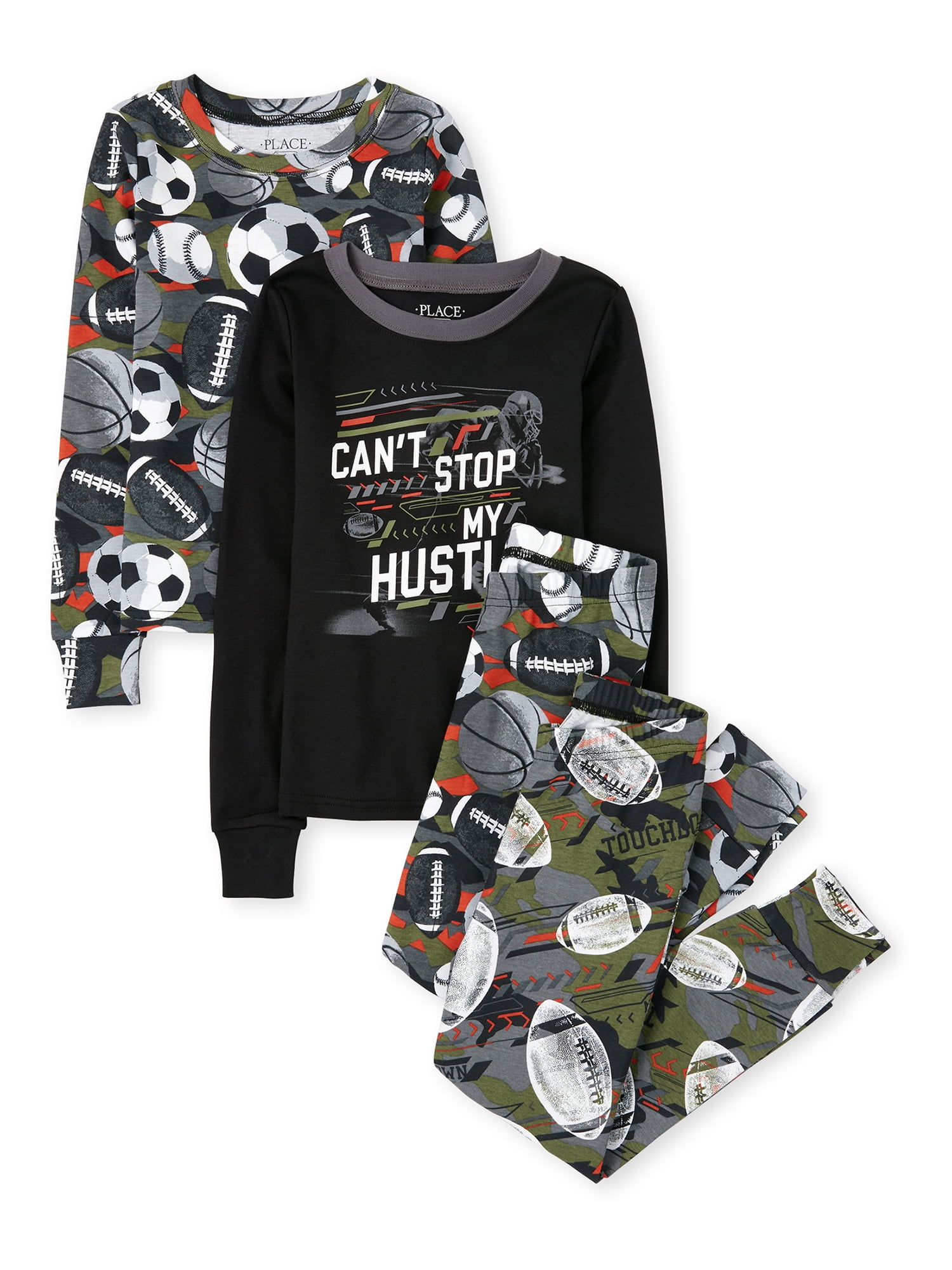 The Children’s Place Boys Pajama Set, 4Piece, Sizes 410