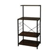 thumbnail image 3 of Mother's Day Sales - Wooden Kitchen Shelf, Baker's Rack 4 Tier Shelves, Vintage Color for Hotel, Household, Restaurant, 3 of 9