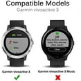 thumbnail image 2 of [2+1 Pack] Compatible Garmin Vivoactive 3 Housse avec Protecteur d'Écran, Soft TPU Plaqué Anti-Rayures, 2 of 5