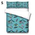 thumbnail image 2 of Cubierta de edredón Conjuntos de ropa de cama de buceo Cubiertas de almohadas cómodas Fibra de poliéster Decoraciones de cumpleaños Conjunto de colchas para dormitorio S 3 piezas Advancent HA011565-03, 2 of 7