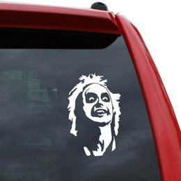 Beetlejuice Ghost with The Most 6 Inch Vinyl Car Decal – Movie Sticker for Truck, Car, Tumbler, Cup, Laptop, Decor, Locker, Table, Window