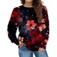 thumbnail image 1 of Gibobby Casual Sudadera para Mujer Sudadera suelta casual de manga larga con cuello redondo para mujer blusa grande de manga larga(Negro,XL), 1 of 4