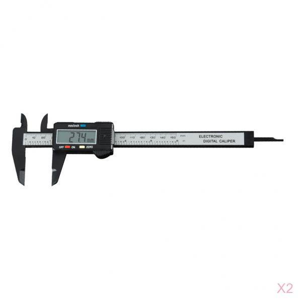 Micrómetro de medición de calibre digital Gloria 0-6' 150 Mm con LCD grande