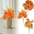 thumbnail image 5 of Thanksgiving Floral Arrangement Fall Centerpiece Bouquet with Seasonal Decorations for Festive Table Setting, 5 of 5