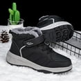 thumbnail image 3 of Akiihool Men's Snow Boots Wide Width Anti-Slip Outdoor Sneakers Anti-Slip Outdoor Sneakers (Black,11.5), 3 of 5