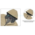 thumbnail image 4 of Little Donkey Andy Women's Lightweight Windbreaker Jacket with Hood Breathable Windproof Spring Fall Summer Jacket Hiking Running Golf UPF50+ Khaki S, 4 of 6