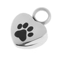 thumbnail image 2 of Colr de colgantes de garra de perro con de ceniza de cremación Zulema Colgante de mascota con forma de corazón, 2 of 8
