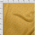 thumbnail image 3 of oneOone Cotton Jersey Mustard Yellow Fabric Honey Bees Craft Projects Decor Fabric Printed By The Yard 58 Inch Wide, 3 of 4