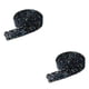 thumbnail image 1 of Inteprter Bling Stickers Tape Trim Resina Cristal Decoración Apliques Craft Ligero Fix Decor Beads Tira de taladro para automóvil Ornament Código AB 1 negro 1 cm de ancho 2piezas, 1 of 6