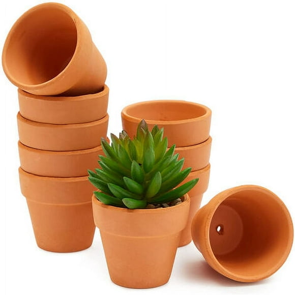 Breathable and Paintable Mini Planters, Healthy Plant Growth with Drainage Holes, Cute Terra Cotta Pots for Succulents and Small Plants