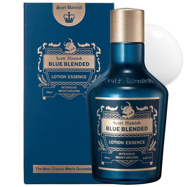 Loción hidratante Scott Hamish Blue Blended Lotion Essence Men 180 ml
