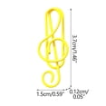 thumbnail image 4 of SDNall 11pc Music Multicoloured Metal Paper Clips Color Note Paper Clip Creatives Cartoons Paper Clip Special-shaped Paper Clip Office Supplies Paper Clip, 4 of 9