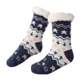 thumbnail image 3 of OJJCXA Womens Socks Breathable Casual Gripper Cozy Indoor Holiday Christmas Fuzzy Slipper Socks One Size, 3 of 7