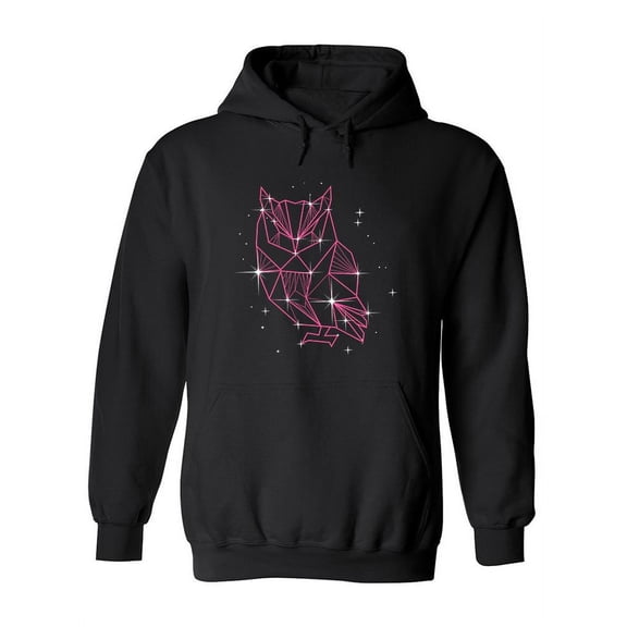 Polygonal Owl Hoodie Women -Image by Shutterstock, Female 3X-Large