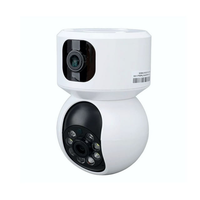 Camara De Seguridad Doble Lente HD 1080p WIFI PTZ 360 grados Android Iphone