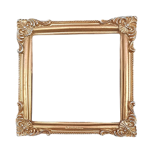 Flmtop Photo Frame Nordic Style Embossment Handmade Photo Backdrop Resin INS Retro Mini Picture Display Stand Photography Prop