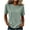 Green, variant on Admvng Women's Striped T-Shirt Crew Neck Short Sleeve Casual Solid Basic Tee Tops