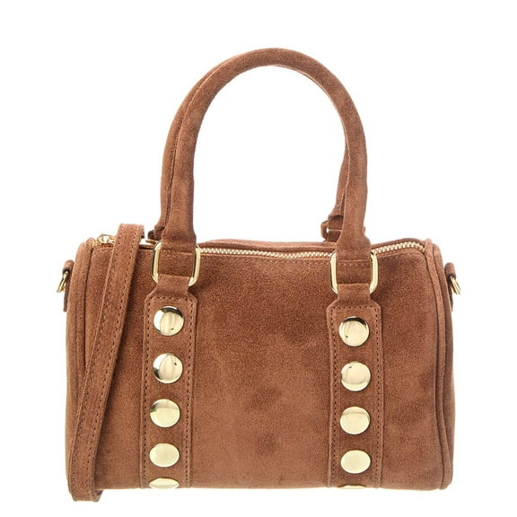 Persaman New York Gabriela16 Studded Leather Shoulder Bag, Brown