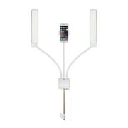 Glamcor Universal Phone Clip for Multimedia X Models (White and Gold)