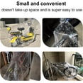 thumbnail image 5 of Disposable Clear Plastic Bike Cover One to Many Bikes - Waterproof Dust Cover for Mountain, Electric, Road Bikes & Travel, Gym Equipment Indoor & Outdoor(XL), 5 of 7