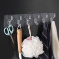 thumbnail image 3 of Strong transparent Crystal hook for clothes hats Waterproof adhesive hook, 3 of 9