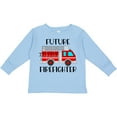 thumbnail image 3 of Inktastic Future Firefighter Red Fire Truck Engine Boys or Girls Long Sleeve Toddler T-Shirt, 3 of 5