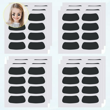 60 Pairs Sports Eye Stripes, Eye Black Stickers for Kids Baseball Football Softball Lacrosse for Sports Fans Birthday Party Day Party Supplies
