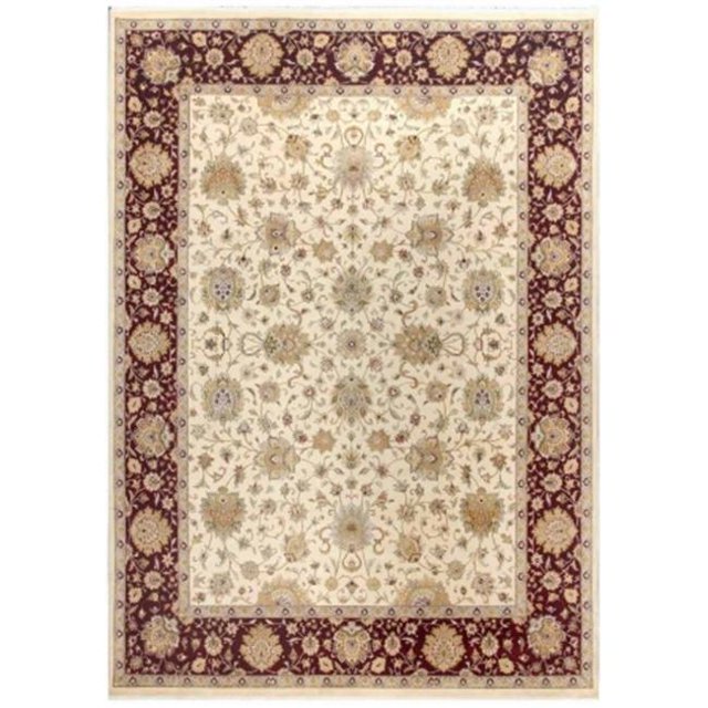 Pasargad 042553 Hand-Knotted Lambs Wool Area Rug - 9 ft. 1 in. x 12 ft. 8 in.