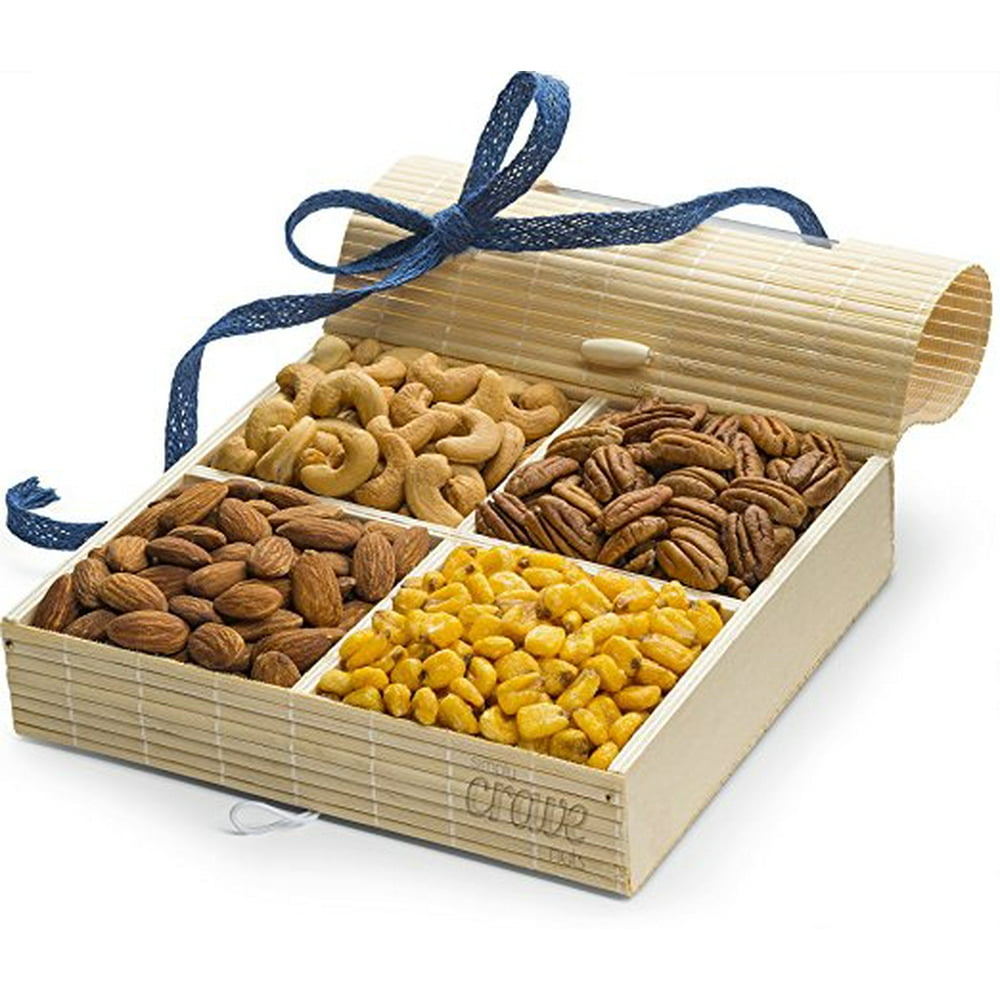 Simply Crave Nut Gift Baskets, Gourmet Food Gift, Nuts Tray Gift