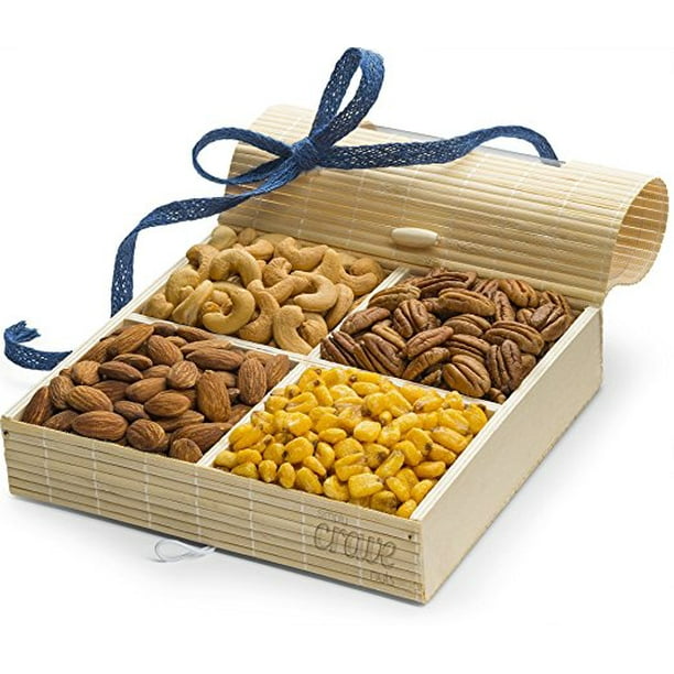 Simply Crave Nut Gift Baskets, Gourmet Food Gift, Nuts Tray Gift