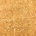 thumbnail image 1 of Ahgly Company Indoor Square Abstract Orange Contemporary Area Rugs, 3' Square, 1 of 1