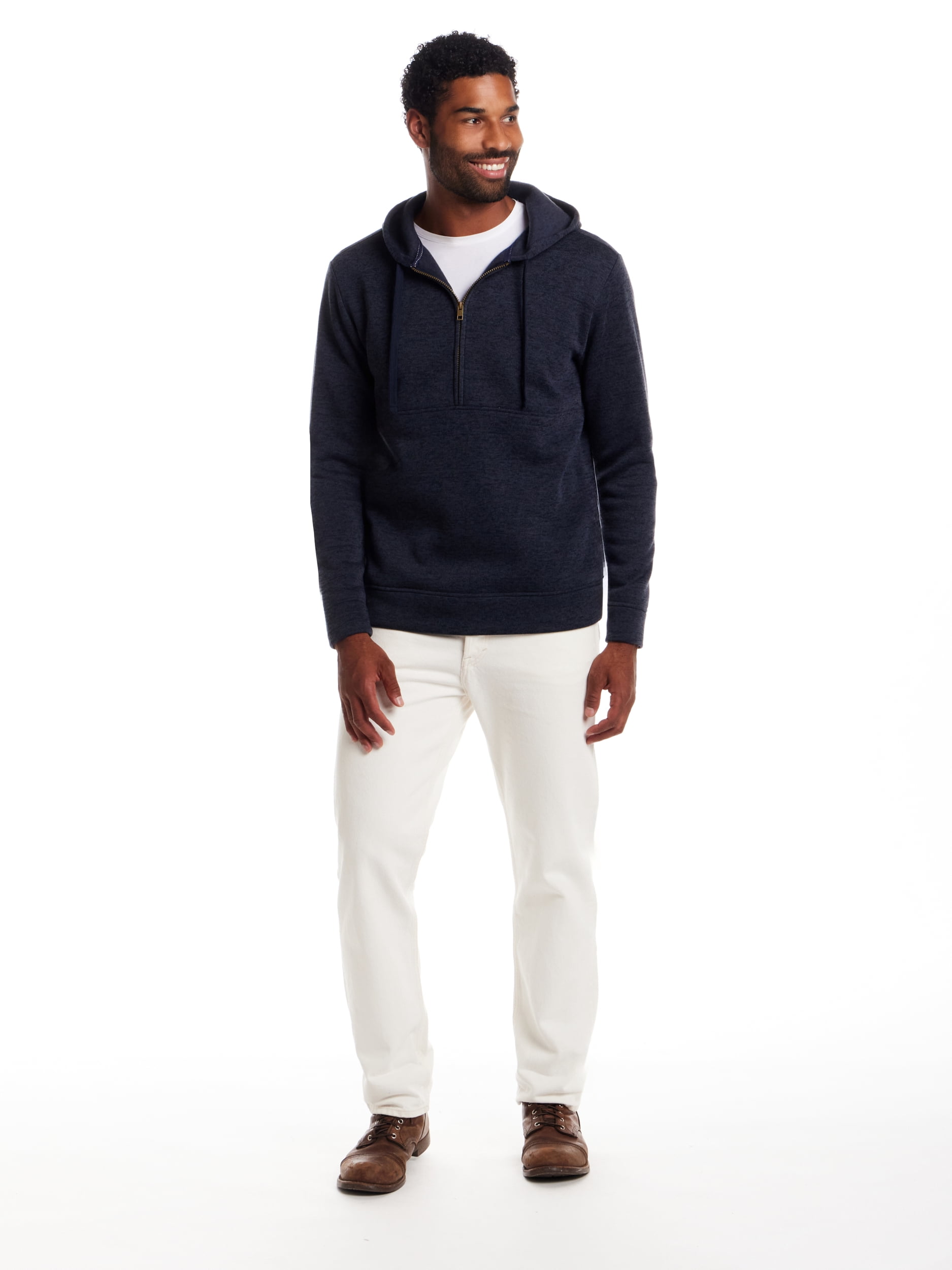 Frontier Threads Men's Long Sleeve Half Zip Pullover Hoody
