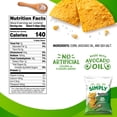 thumbnail image 4 of Tostitos Simply Tortilla Chips Sea Salt Made With Avocado Oil 7.5 oz - Pack of 1, 4 of 4