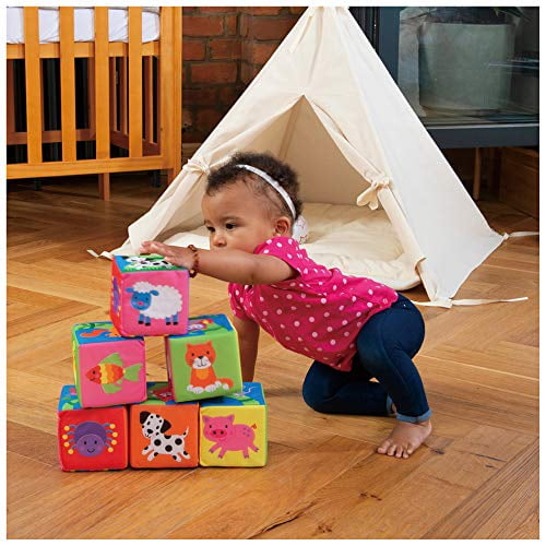Galt Toys Soft Building Blocks Bricks Set Cubes Bulid Children Play Toy 381085 for sale online 