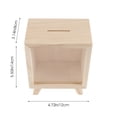 thumbnail image 5 of Piggy Bank Car Gifts Travel Savings Box Wood Home Decor Money Organizer for Children Large Alcancia, 5 of 9