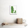 thumbnail image 2 of Jungle Leaves Watercolour Artwork Framed Wall Art Print 9X7 Inch, 2 of 5