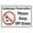 Warning Sign 2, variant on Keep Off Grass Landscape Preservation Please Keep Off The Grass Safety Sign - 8"x12" Aluminum Danger Tin Road Sign, Workplace Landscape Marker