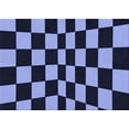 thumbnail image 1 of Ahgly Company Machine Washable Indoor Rectangle Transitional Night Blue Area Rugs, 7' x 10', 1 of 7