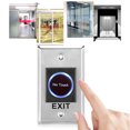 thumbnail image 1 of Exit Button Switch, Contactless Sensor Switch 2 LED Colors Indication  For Various Door Frames For Access Control System, 1 of 8
