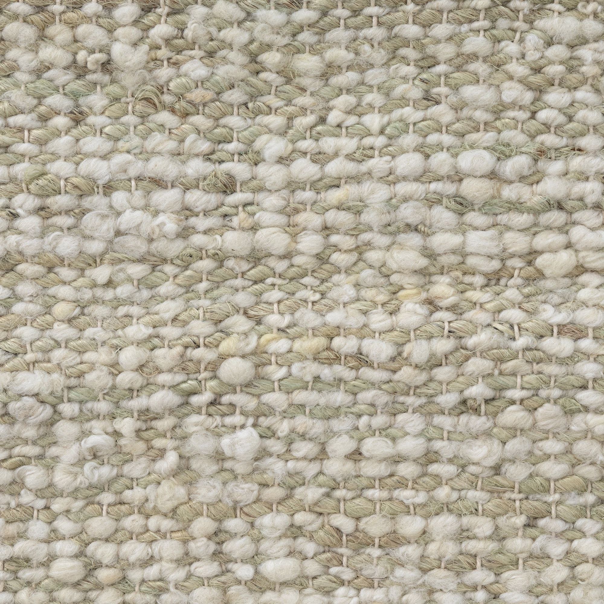 Harlow Hill Tulsa 22" x 22" Ivory/Green Striped Wool Blend Adult Decorative Throw Pillow Cover
