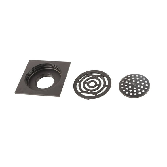 Floor Drain,Black Floor Drain Copper Shower Drain Drainage System Enhanced Features