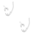thumbnail image 4 of Wosthever Tubos de esnórquel plegables de silicona Unisex para hombres y mujeres, equipo de buceo con esnórquel húmedo, esnórquel universal Type1 NO1, 4 of 6