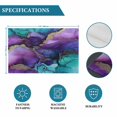 thumbnail image 6 of Abstract Marble Texture Pattern Placemats Set of 4,Wipeable Washable Table Mats for Dining Tables, Purple Green Gradient Place Mats for Kitchen Event Party Tabletop Decor, 6 of 9