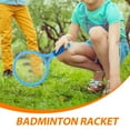 thumbnail image 5 of BRIGHTFUFU 1Set Compact Orange Badminton Racket Set for Outdoor Hand Eye Coordination, 5 of 5